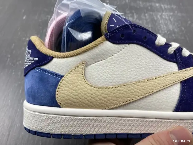 Kick Theory SCOTT TRAVIS X JORDAN CUSTOM 1 AIR DM7866-808 0511